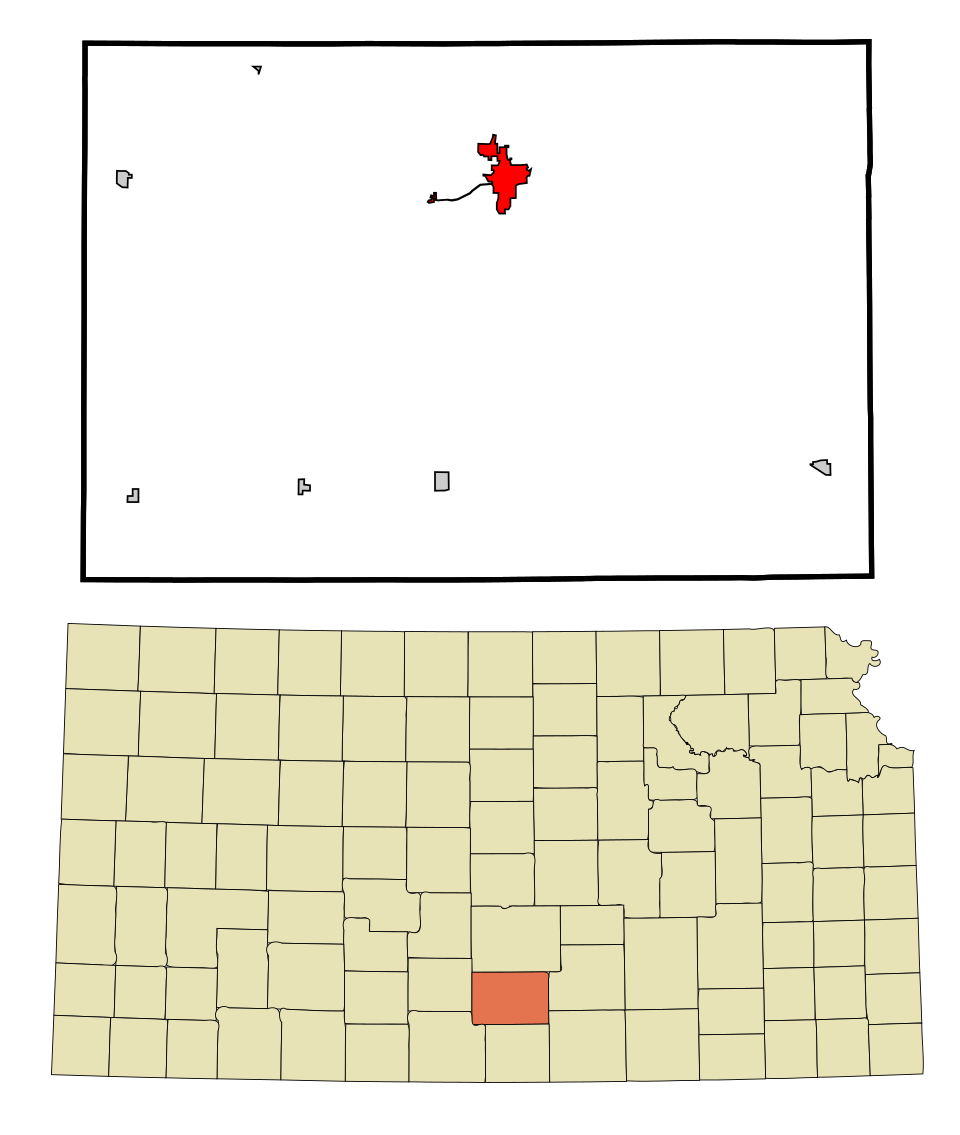 Locator map of Kingman