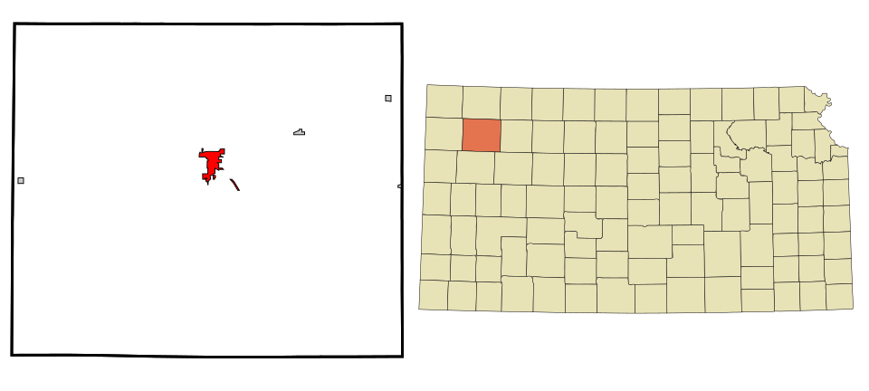 Locator map of Colby
