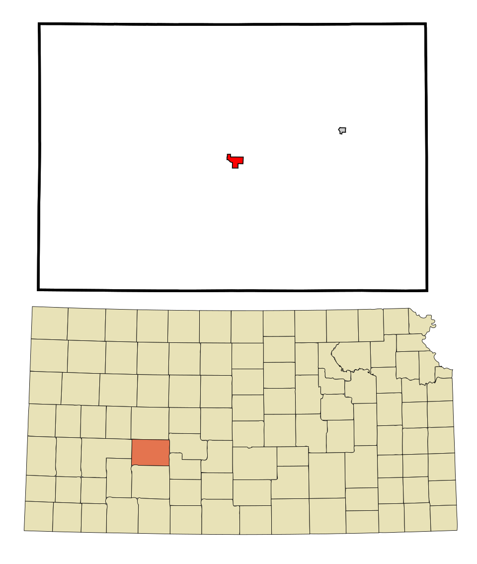 Locator map of Jetmore