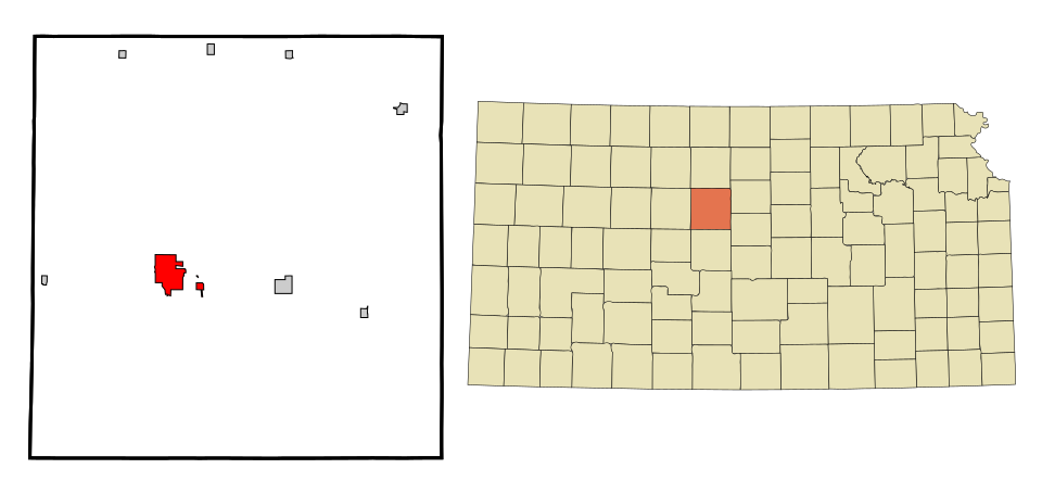 Locator map of Russell