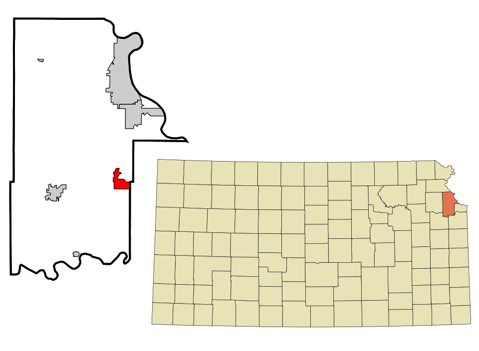 Locator map of Basehor