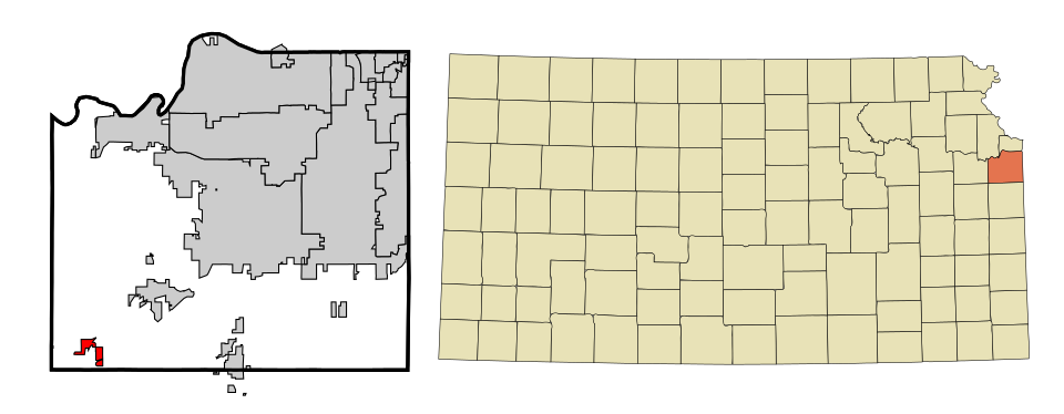Locator map of Edgerton