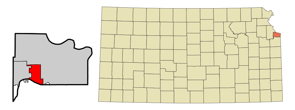 Locator map of Edwardsville