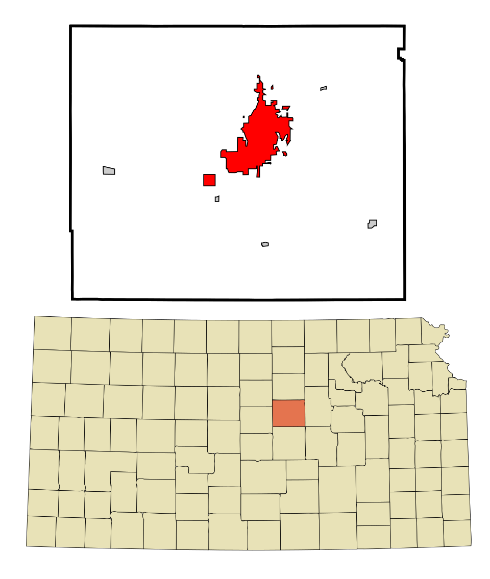 Locator map of Salina