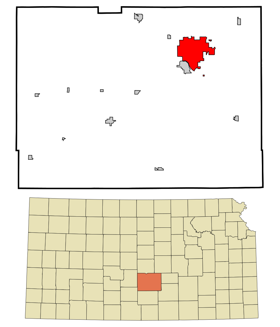 Locator map of Hutchinson