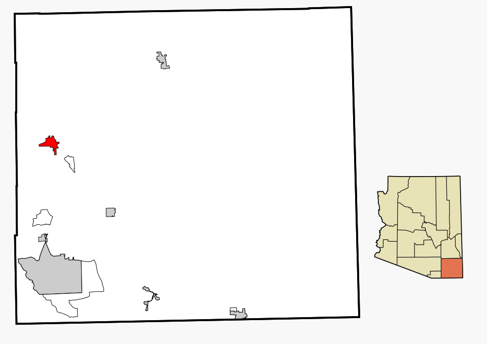 Locator map of Benson