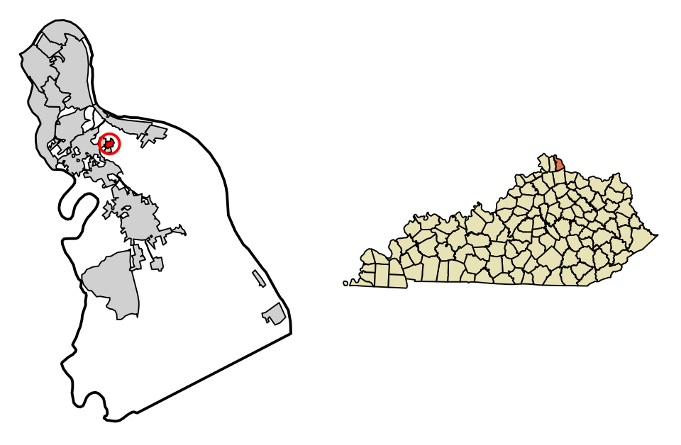 Locator map of Crestview