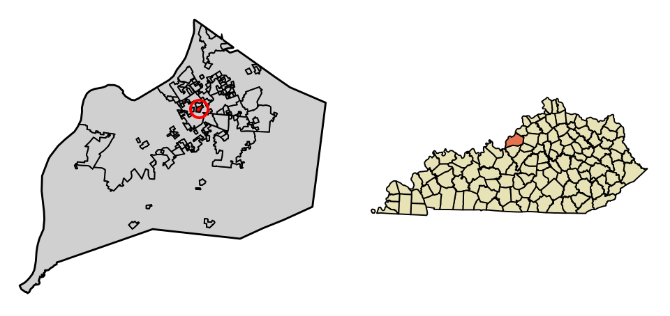 Locator map of Beechwood
