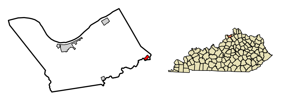 Locator map of Sanders