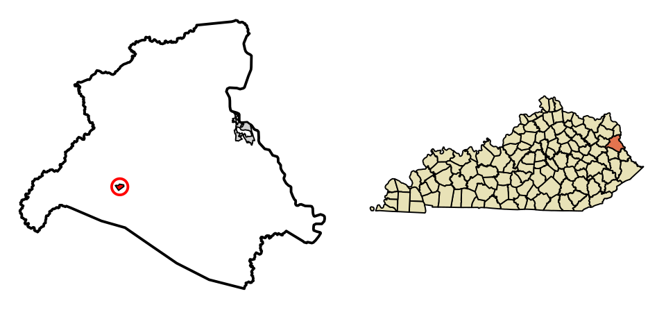 Locator map of Blaine
