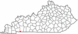 Locator map of LaFayette