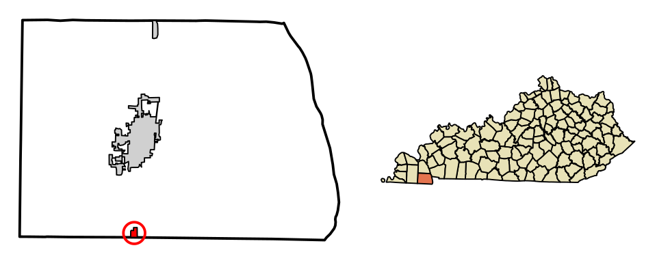 Locator map of Hazel