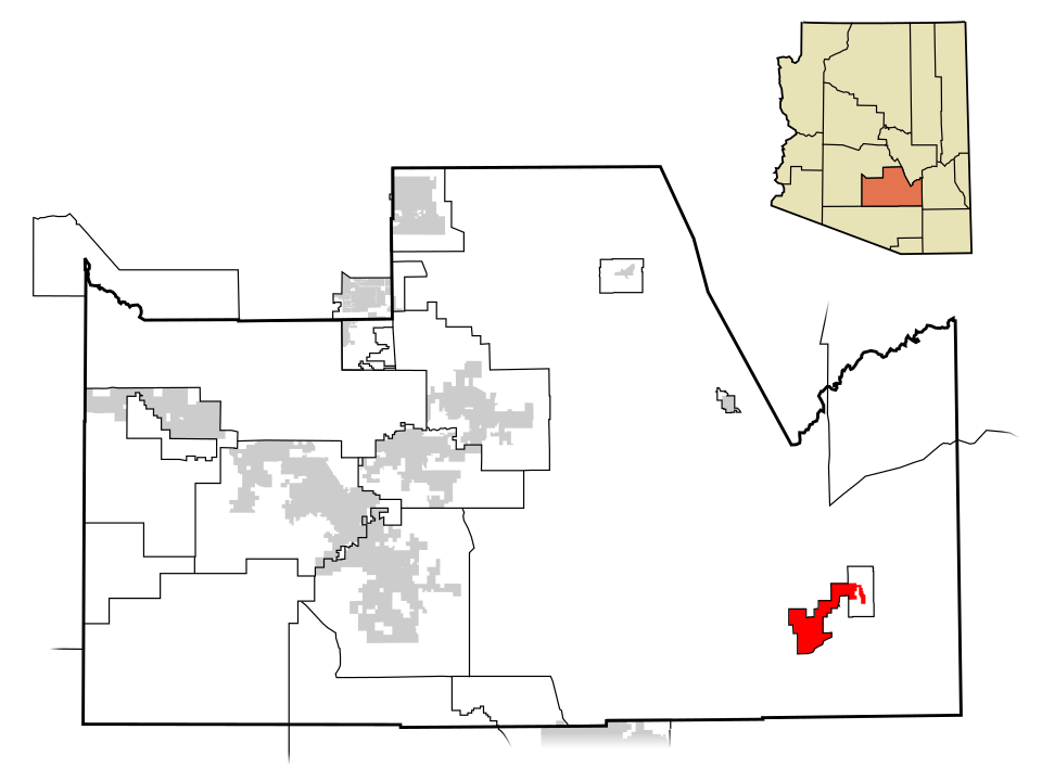 Locator map of Mammoth