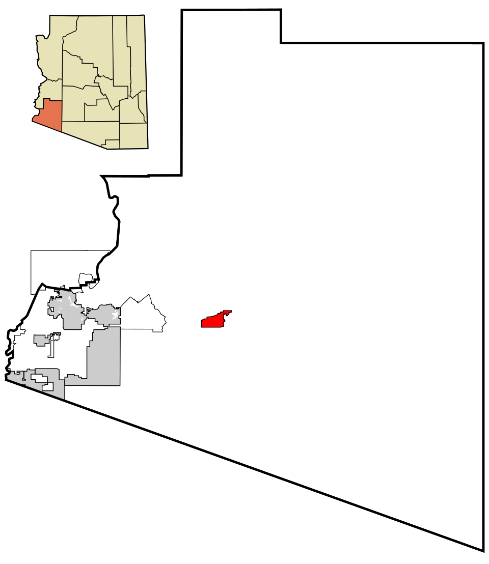 Map of Wellton