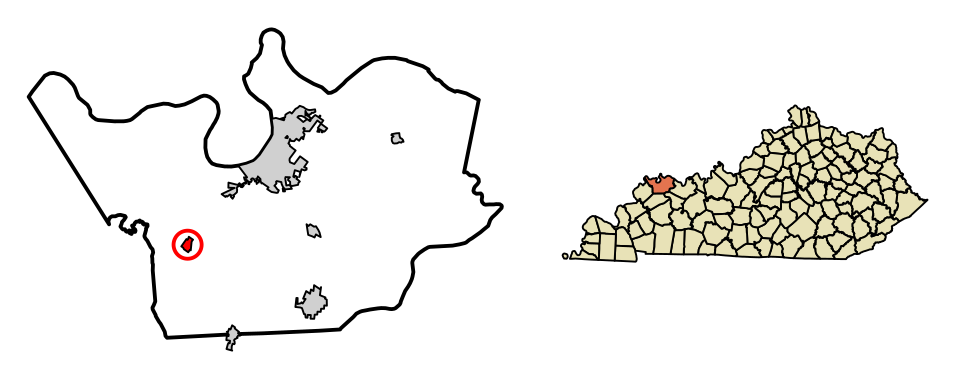 Locator map of Corydon