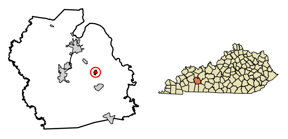Locator map of Drakesboro