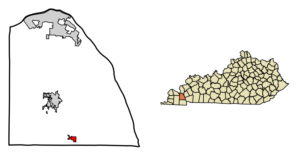 Locator map of Hardin