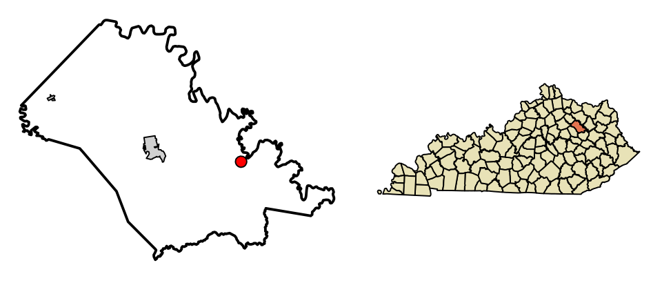 Locator map of Salt Lick