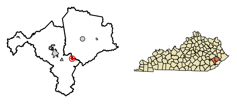 Locator map of Vicco