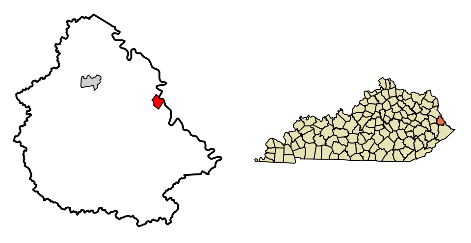 Locator map of Warfield