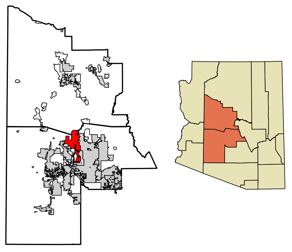 Map of Peoria