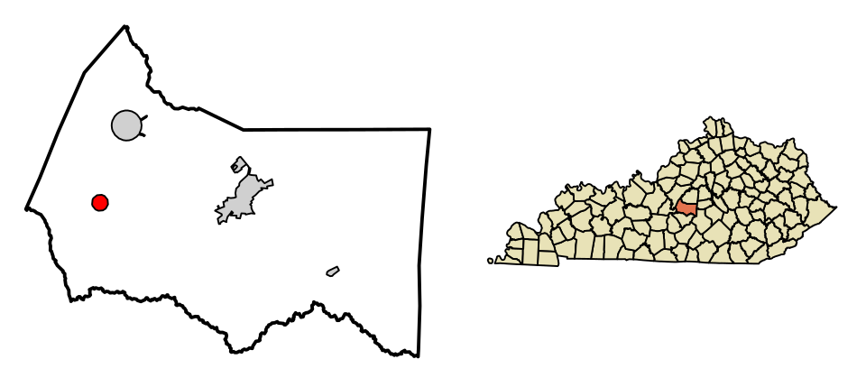 Locator map of Raywick