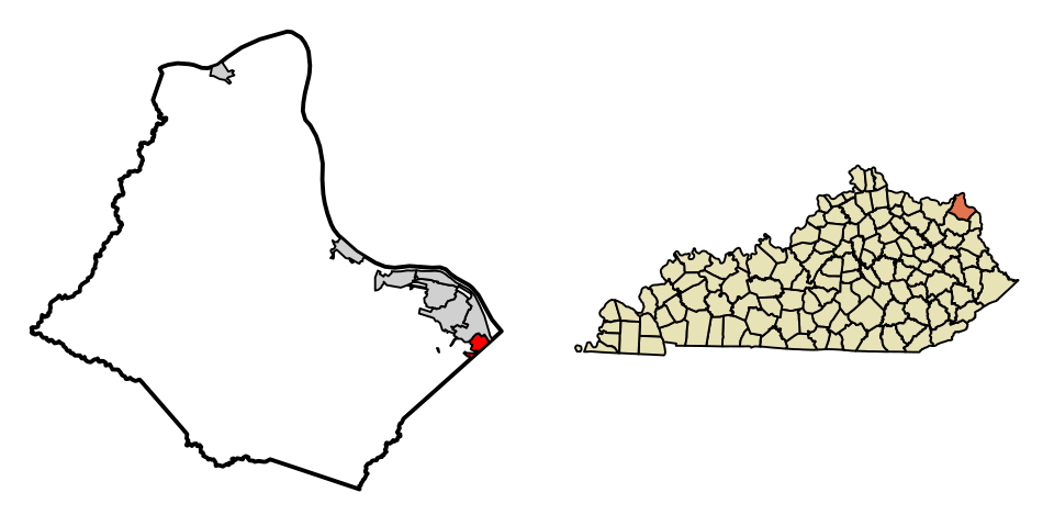 Locator map of Bellefonte
