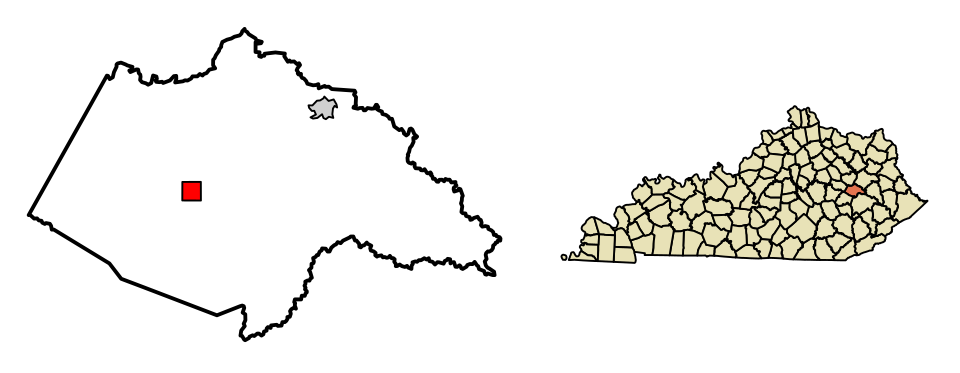 Locator map of Campton