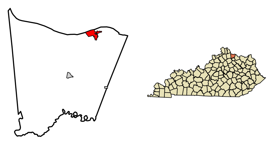 Locator map of Augusta