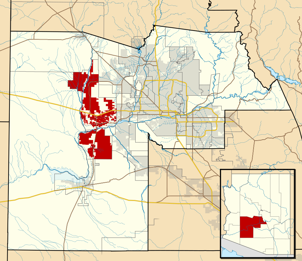 Locator map of Buckeye
