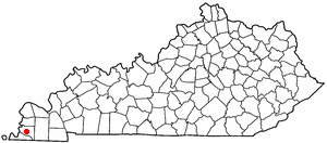 Locator map of Clinton