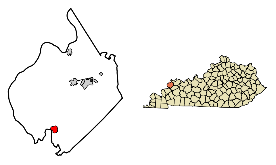 Locator map of Sturgis