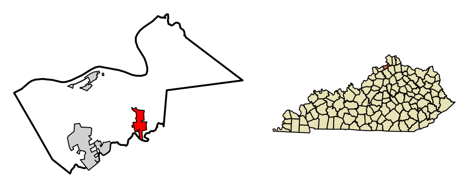 Locator map of Glencoe