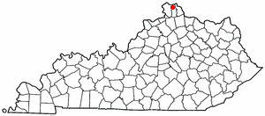 Map of Crestview Hills