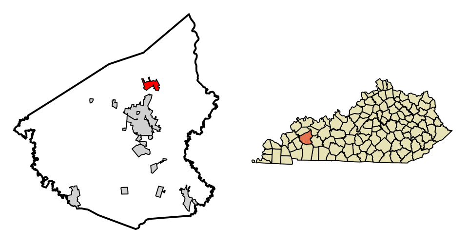 Locator map of Hanson