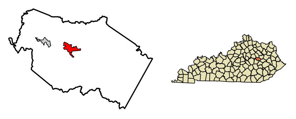 Locator map of Stanton