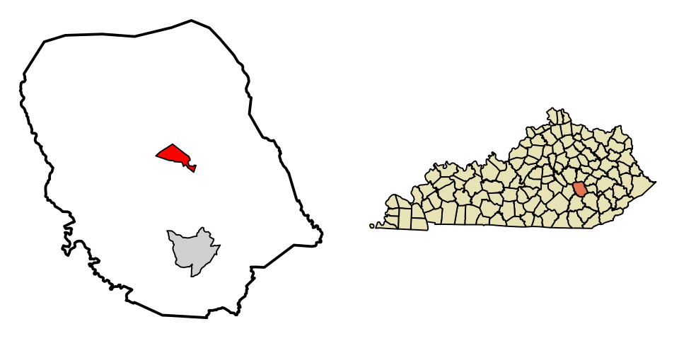 Locator map of McKee