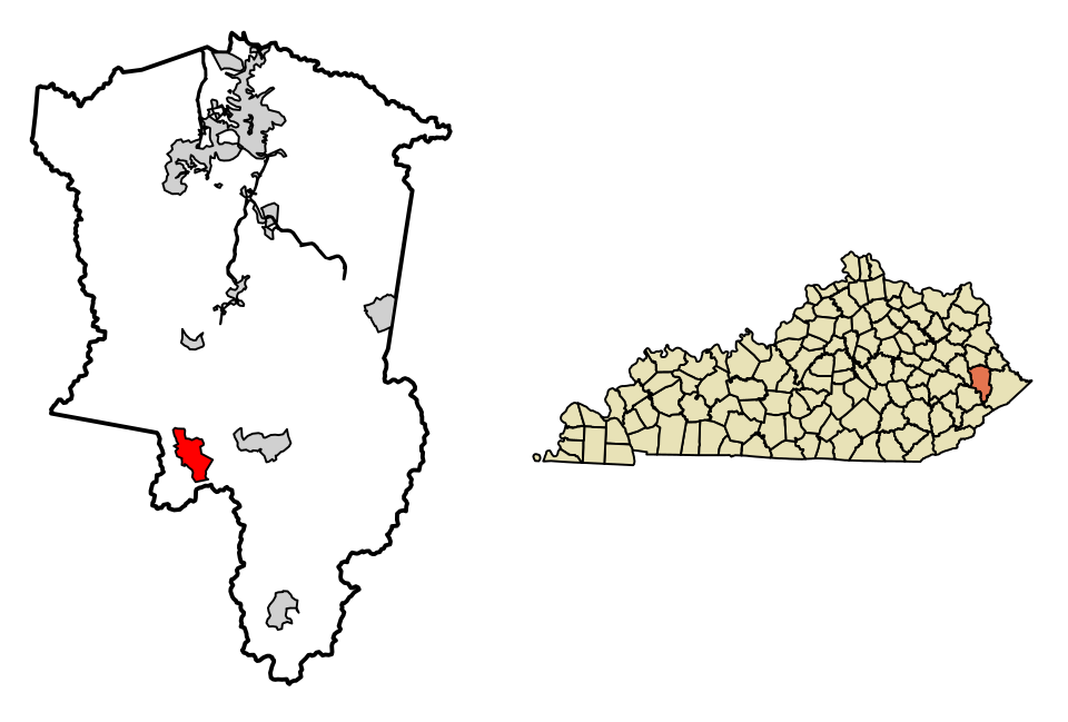 Locator map of Wayland