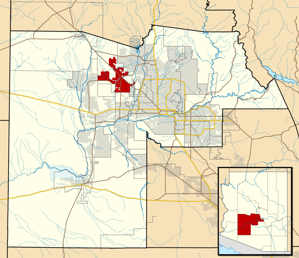 Locator map of Surprise