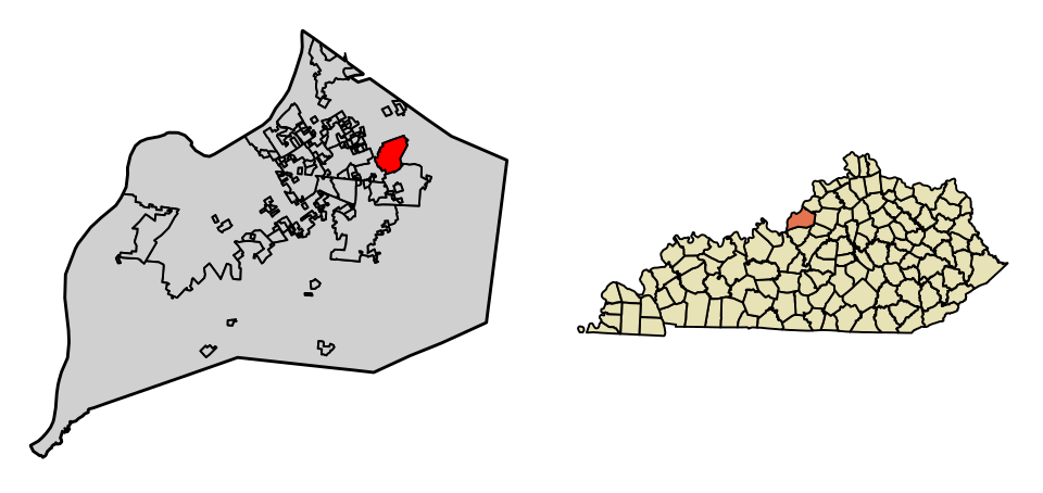 Locator map of Anchorage