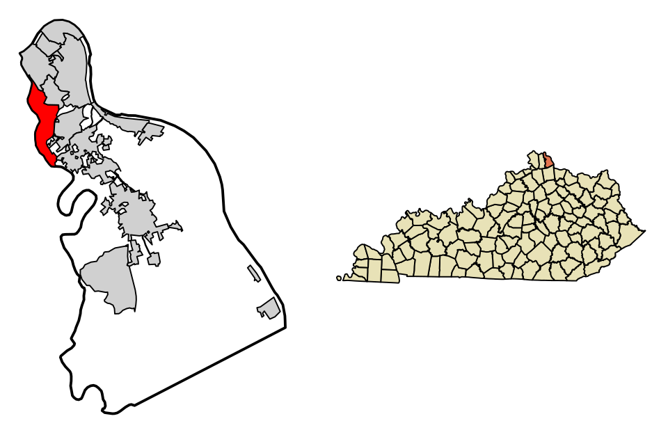 Map of Wilder
