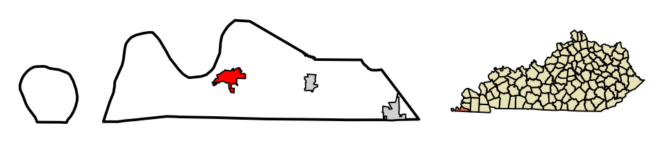 Locator map of Hickman
