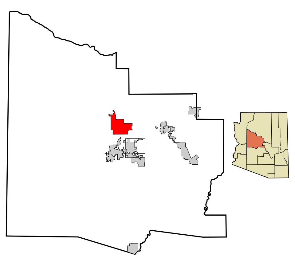 Locator map of Chino Valley