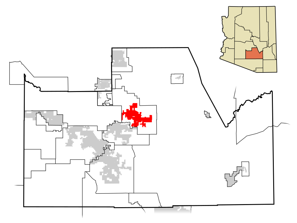 Locator map of Florence