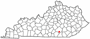 Locator map of Burnside