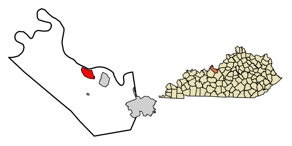 Locator map of Brandenburg