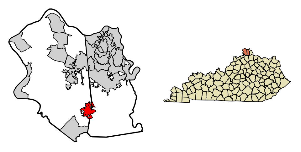 Locator map of Walton
