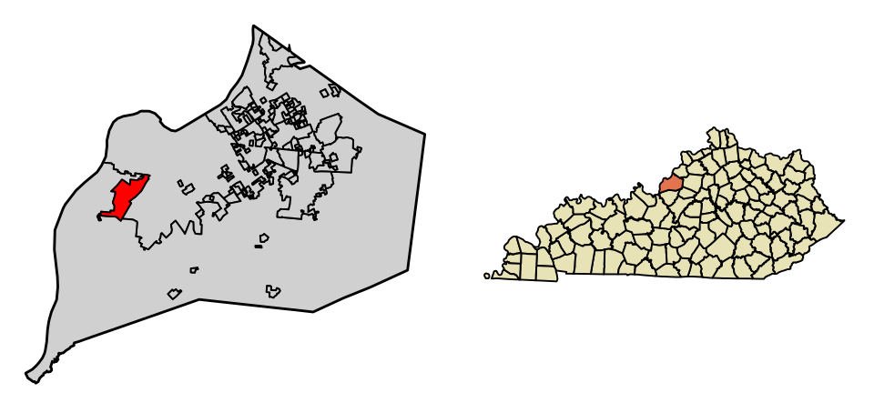 Map of Shively