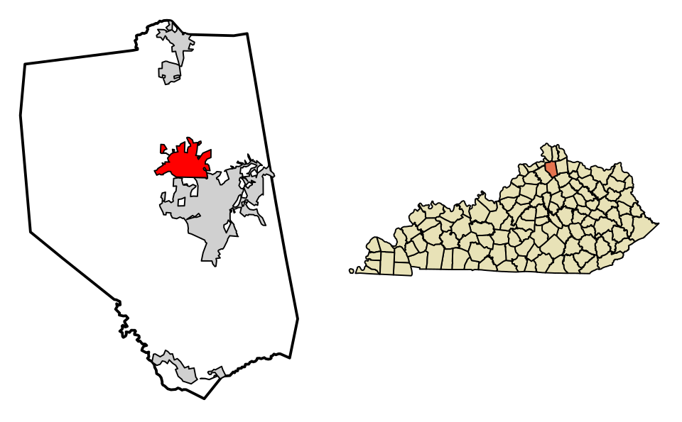 Locator map of Dry Ridge