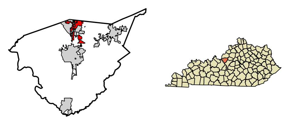Locator map of Hillview